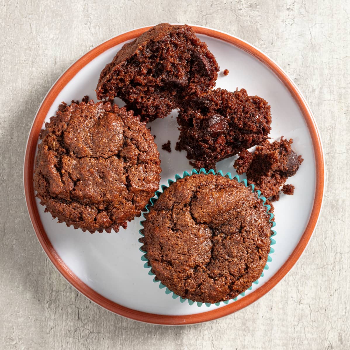 Double-Chocolate Almond Muffins